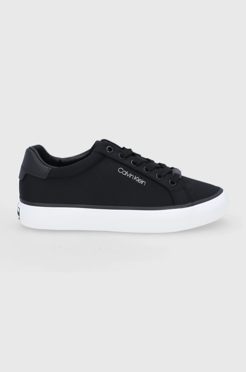 

Обувки Calvin Klein в черно с равна подметка, Черен