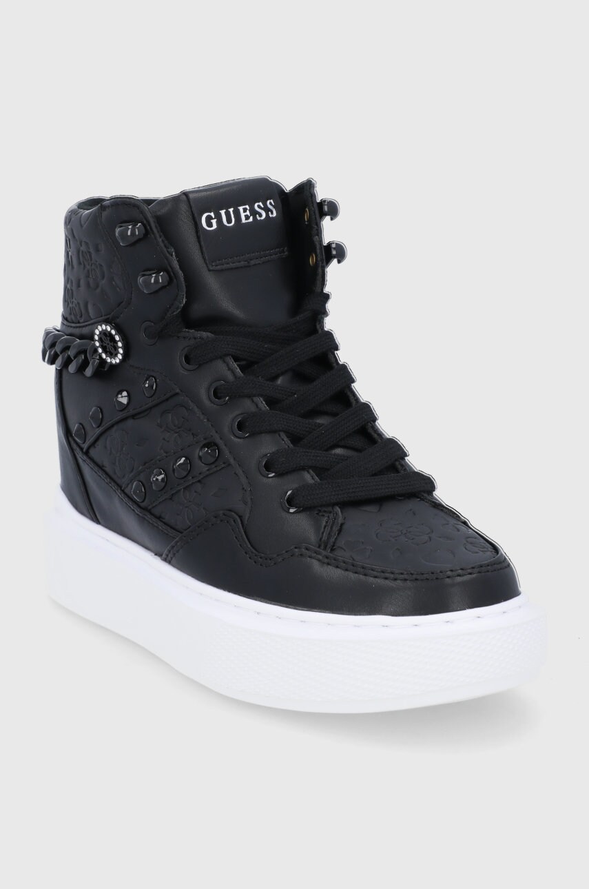 

Ботинки Guess цвет чёрный на платформе