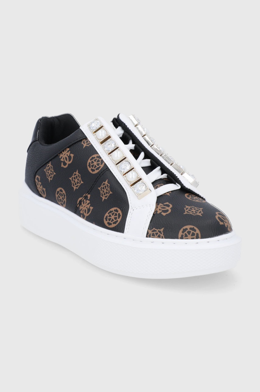 

Ботинки Guess цвет чёрный на платформе