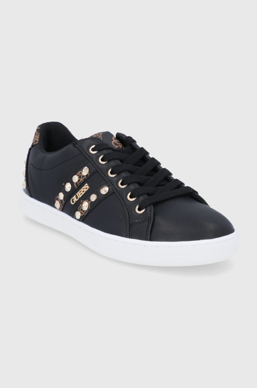

Ботинки Guess цвет чёрный на плоском ходу