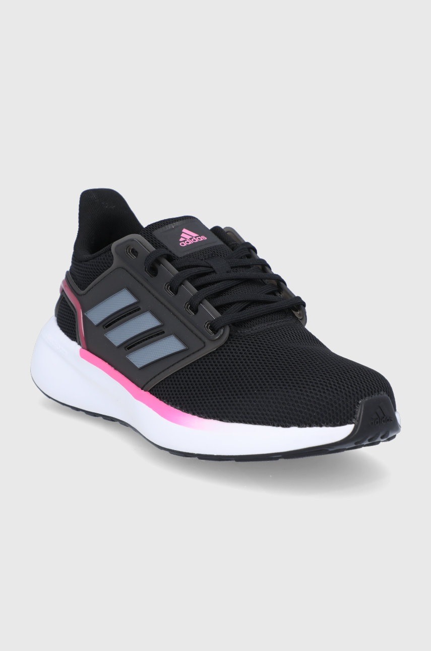 

Черевики adidas колір чорний на плоскому ходу