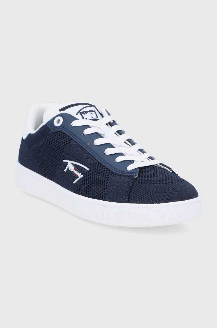 

Черевики Tommy Jeans колір синій на плоскому ходу