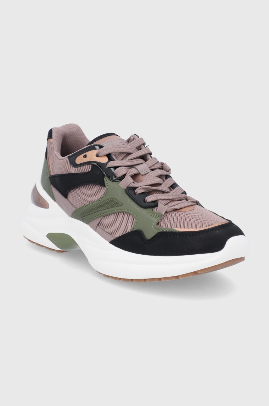 

Черевики Aldo колір бежевий на платформі