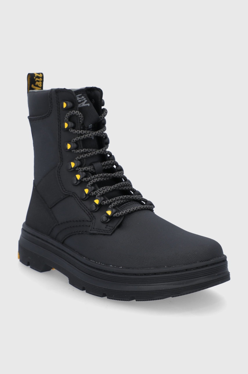

Черевики Dr. Martens Iowa жіночі колір чорний на плоскому ходу