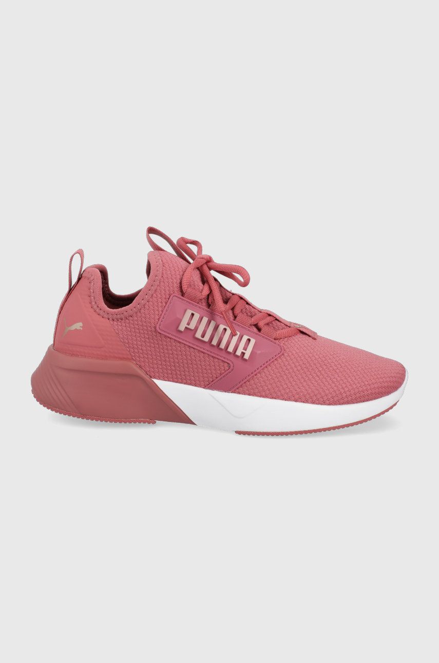 Puma pantofi de alergat Retaliate Mesh culoarea roz, cu toc plat answear.ro