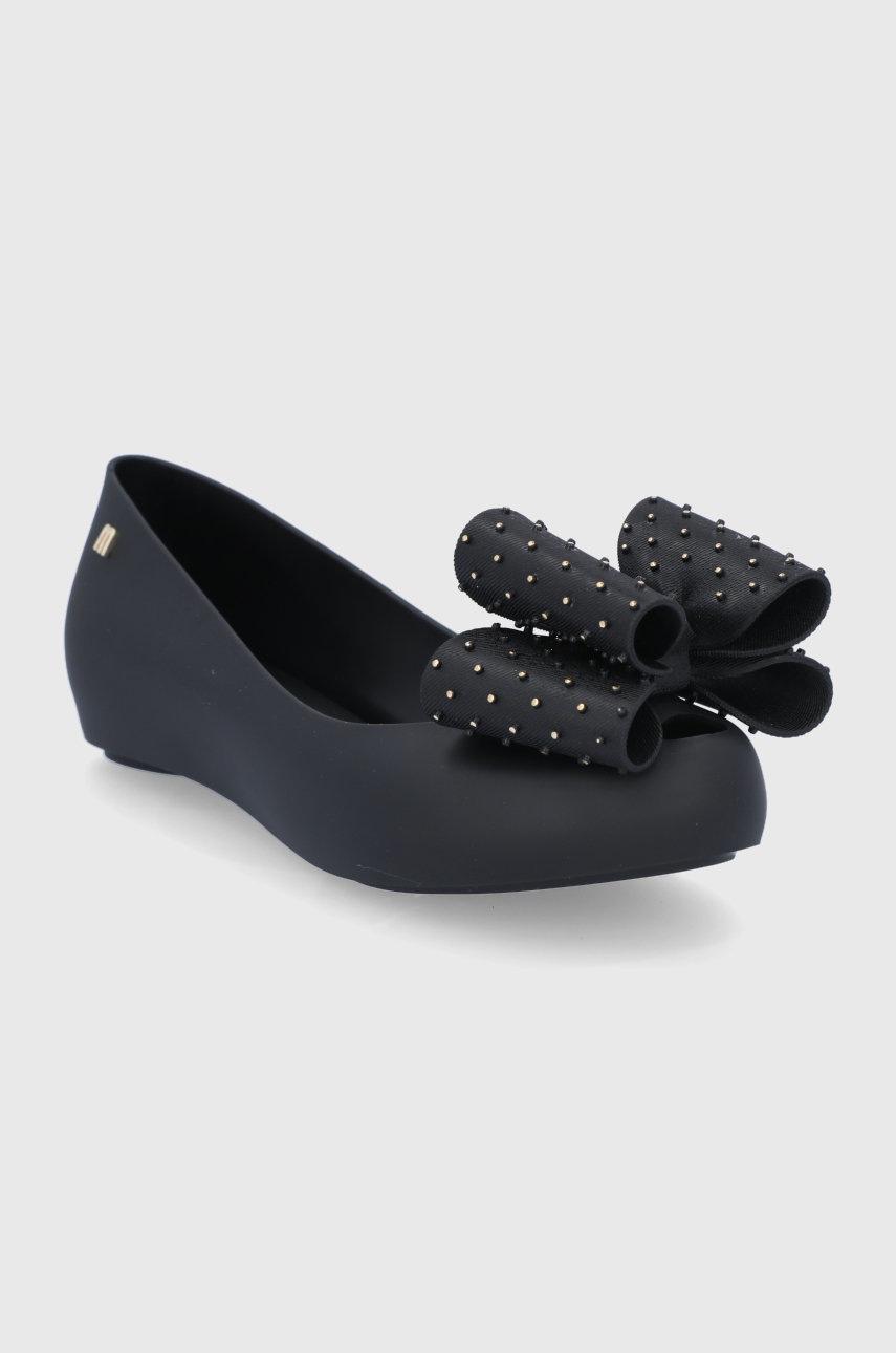 

Балетки Melissa цвет чёрный на плоском ходу