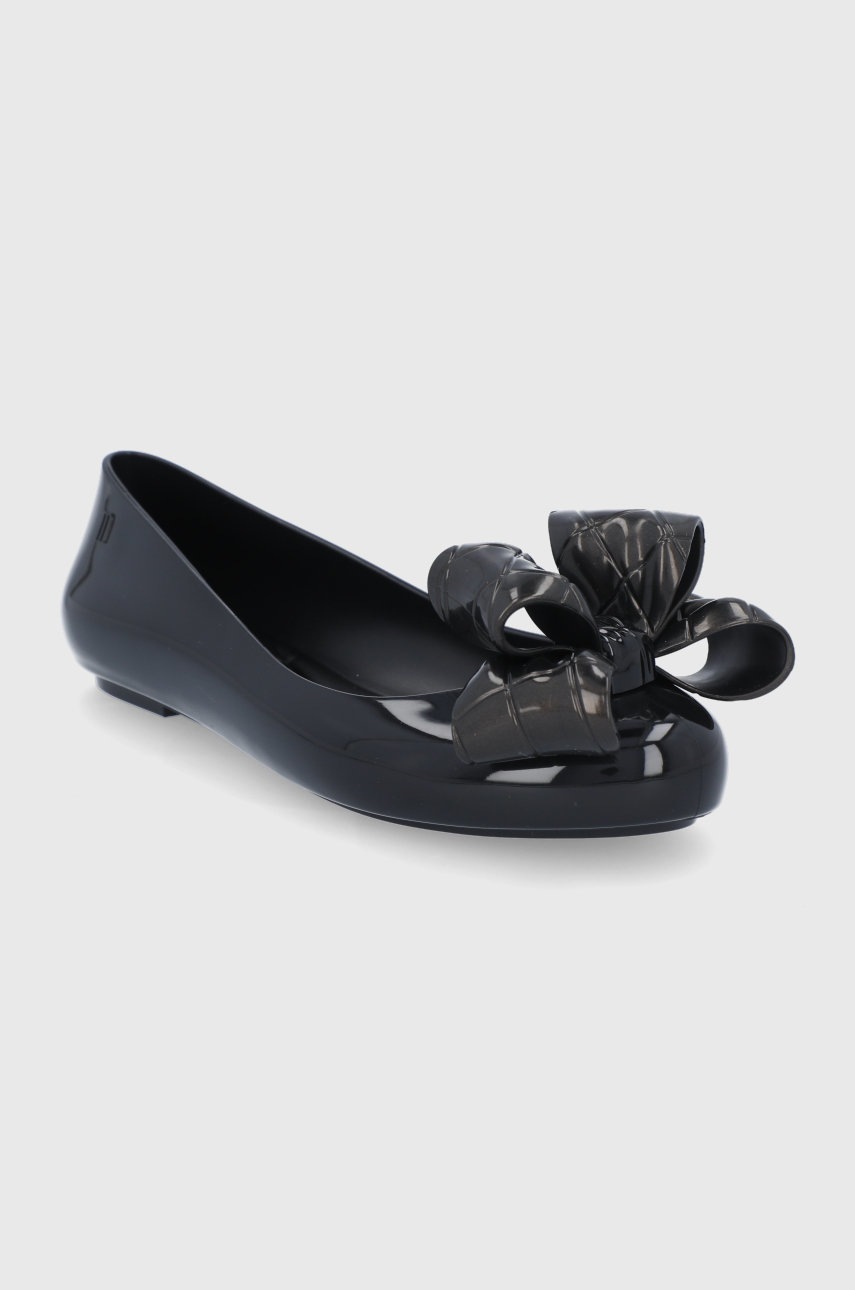 

Балетки Melissa цвет чёрный на плоском ходу