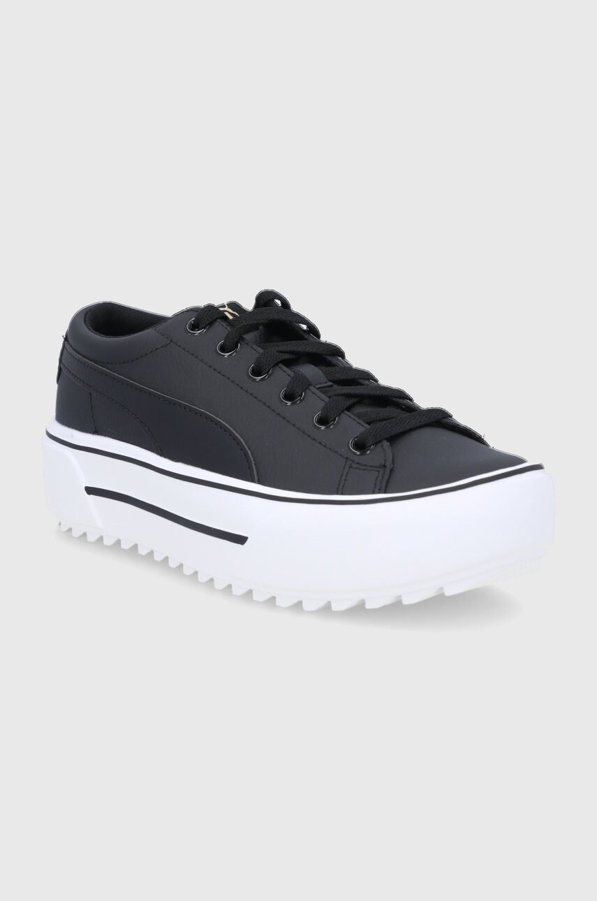 

Шкіряні черевики Puma Kaia Platform колір чорний на платформі