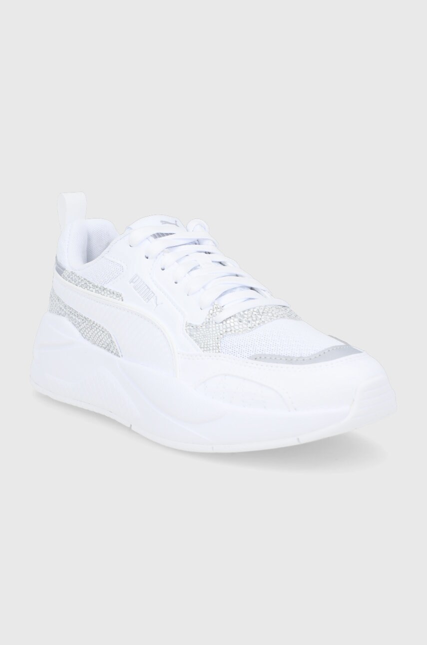 

Ботинки Puma X-Ray2 Square Snake 382788 цвет белый на платформе