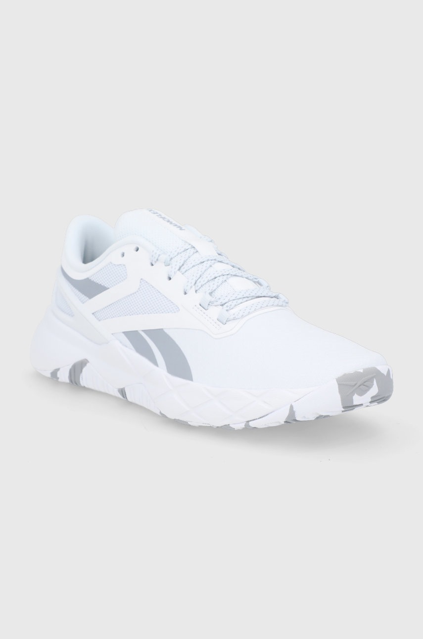 

Ботинки Reebok Nanoflex TR GZ8299 цвет белый на плоском ходу