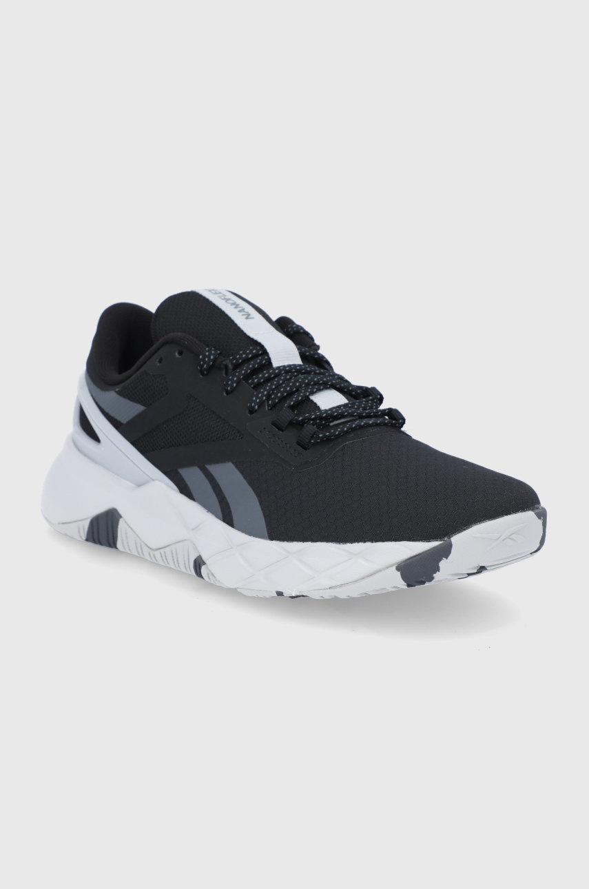 

Ботинки Reebok Nanoflex TR GZ8300 цвет чёрный на плоском ходу