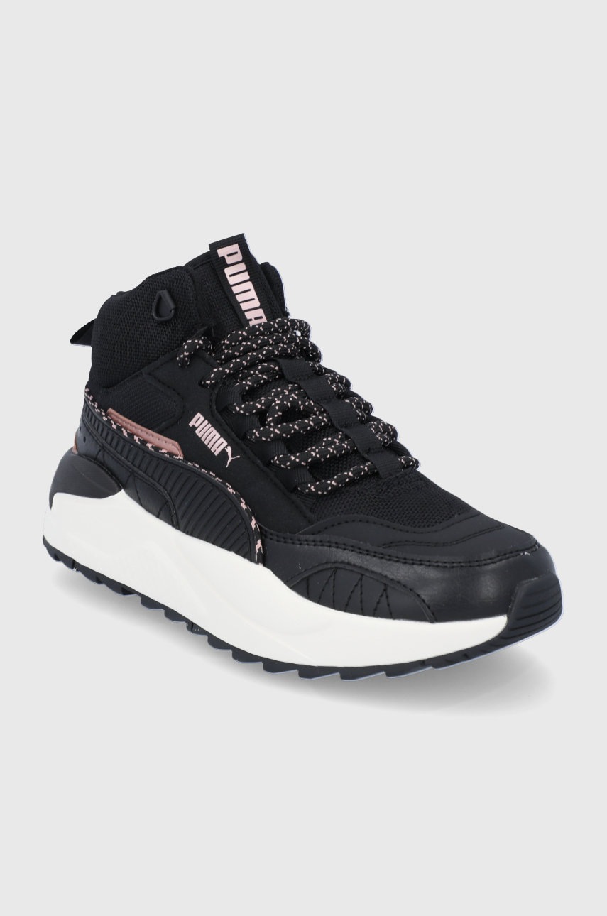 

Черевики Puma 373020.D колір чорний на плоскому ходу