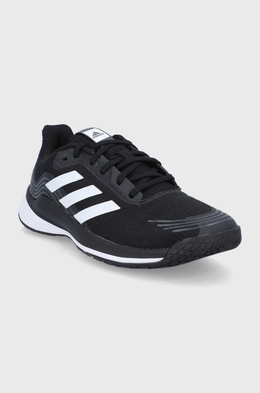 

Черевики adidas Performance колір чорний на плоскому ходу