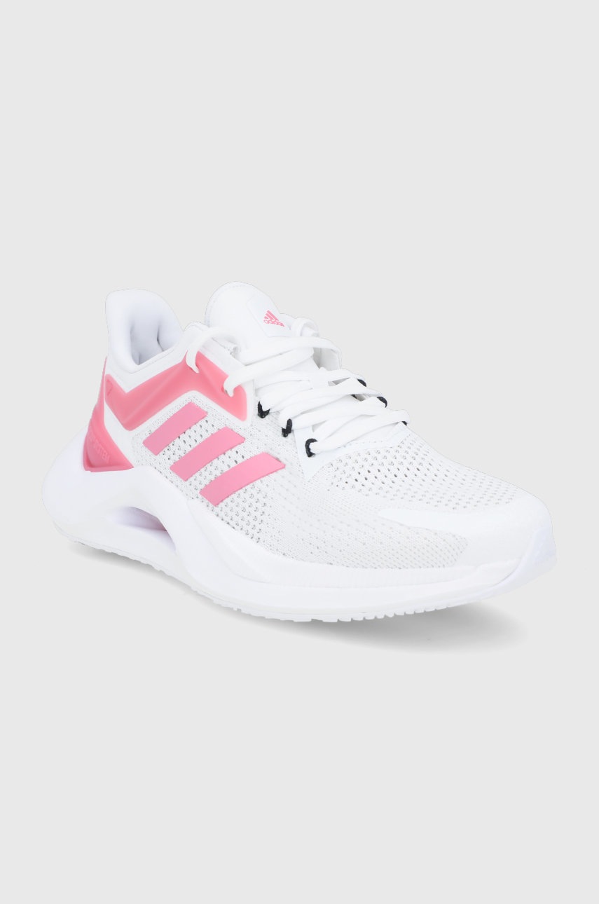 

Черевики adidas Performance Alphatorsion 2.0 W колір білий на плоскому ходу