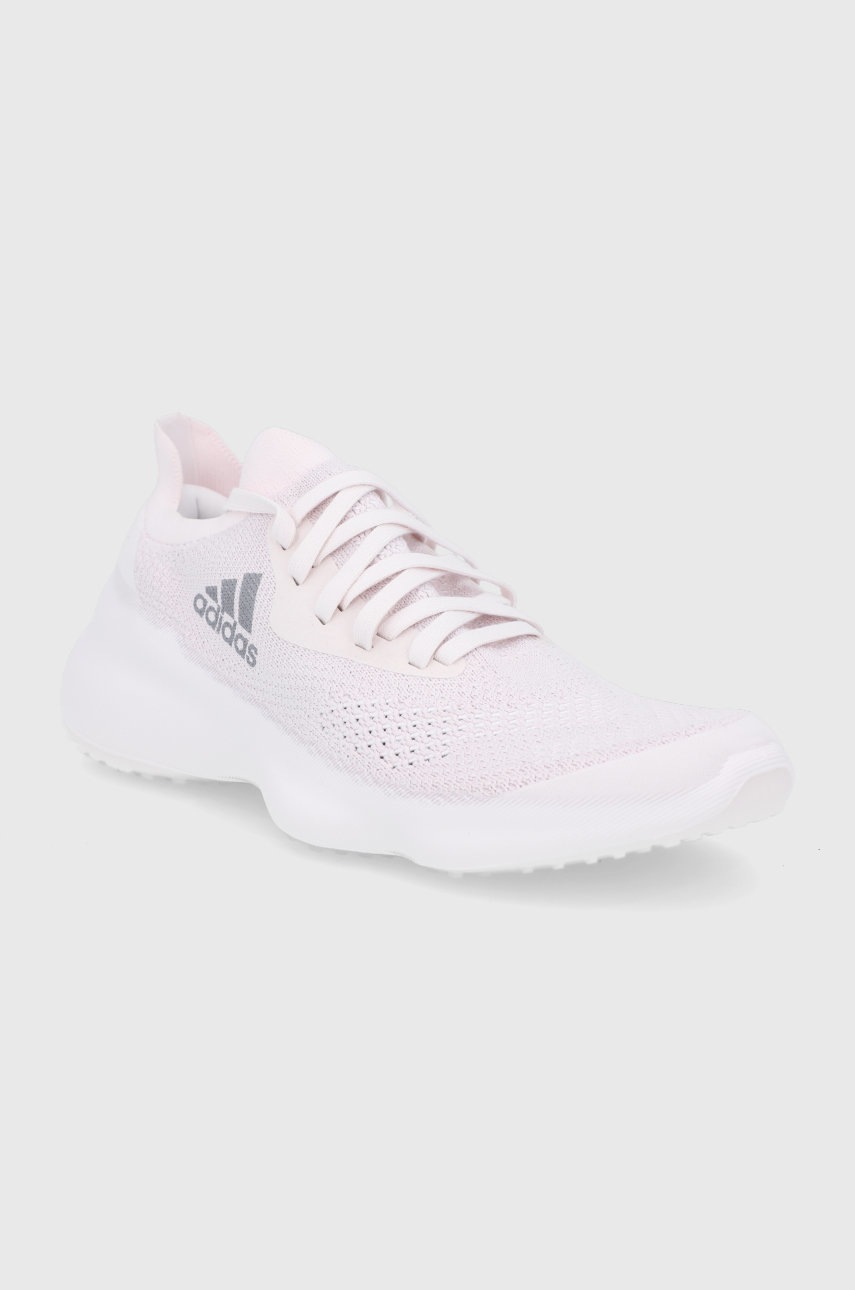 

Ботинки adidas Performance Futurenatural GX5147 цвет розовый на плоском ходу