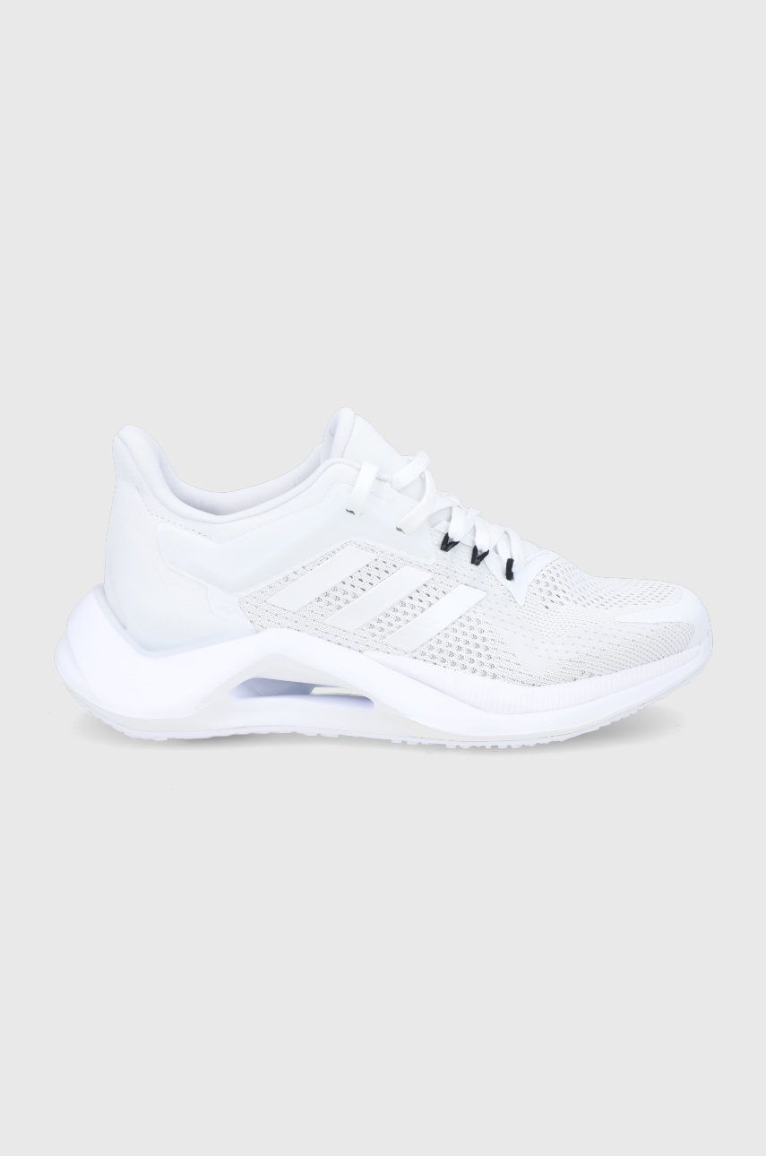 Adidas Performance Pantofi Alphatorsion 2.0 culoarea alb, cu toc plat adidas Performance imagine megaplaza.ro