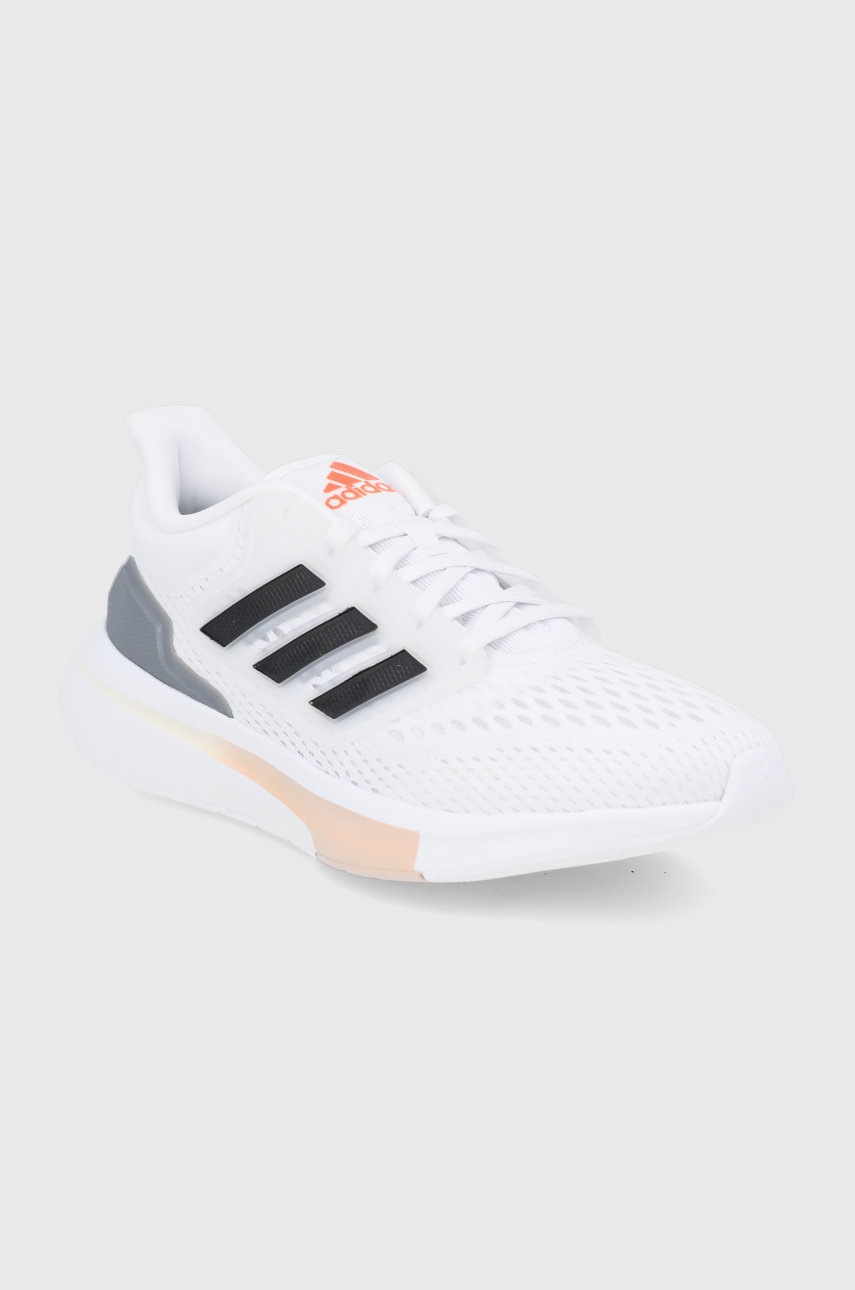 

Черевики adidas EQ21 Run колір білий на плоскому ходу