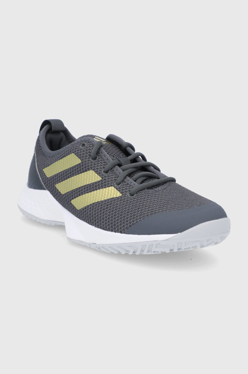 

Черевики adidas Performance H00943 колір сірий на плоскому ходу