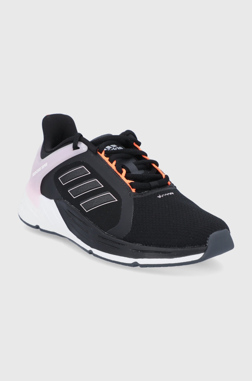 

Черевики adidas колір чорний на плоскому ходу