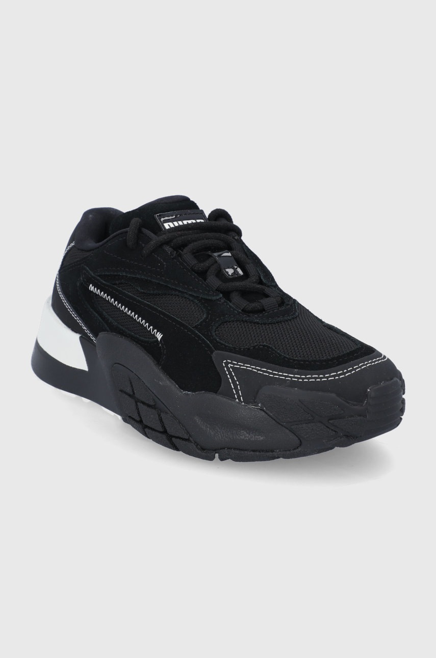 

Черевики Puma Hedra Mono 381617 колір чорний на платформі