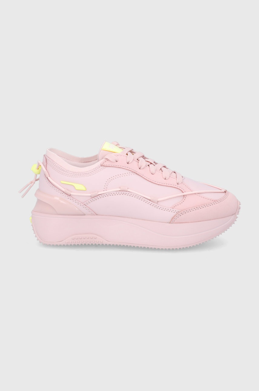 

Кожени обувки Puma Cruise Rider Lace Mono в розово, Розов