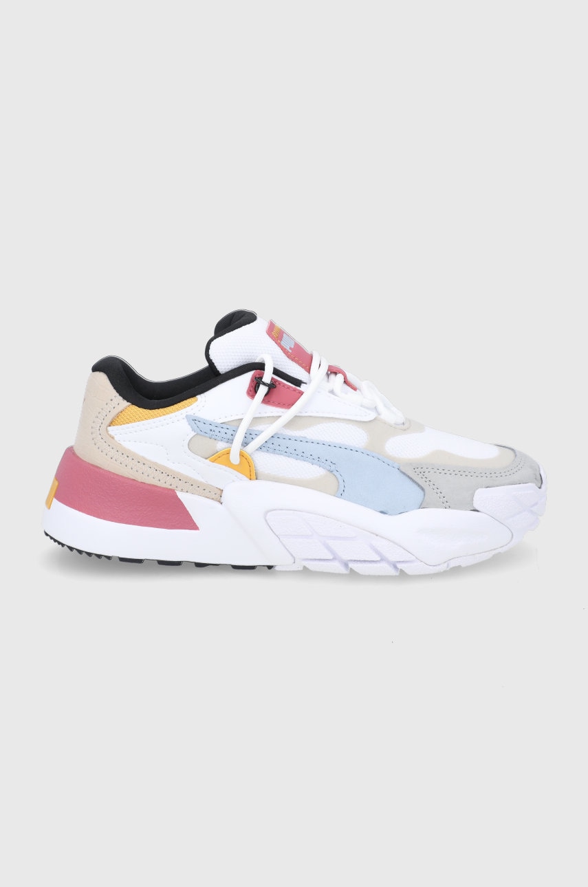 

Обувки Puma Hedra Bright Heights 380956 в бяло с платформа, Бял