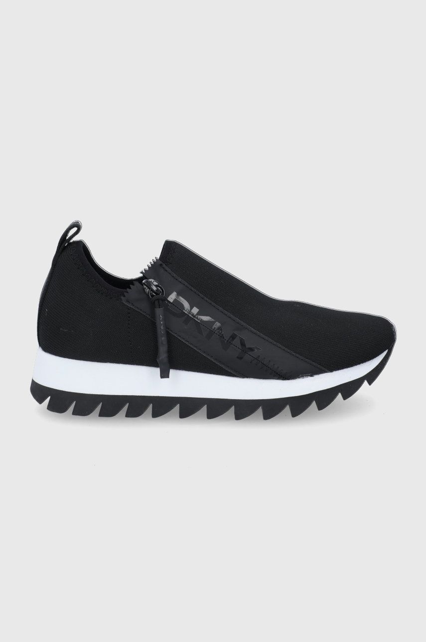 Dkny Pantofi culoarea negru, cu platformă answear.ro imagine noua 2022