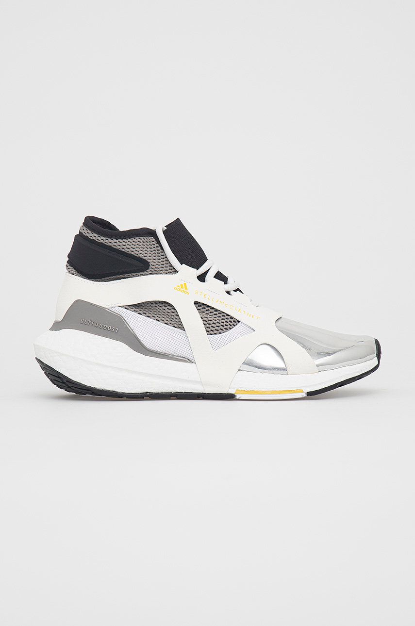 Adidas by Stella McCartney Pantofi aSMC UltraBOOST 21 culoarea gri, cu toc plat