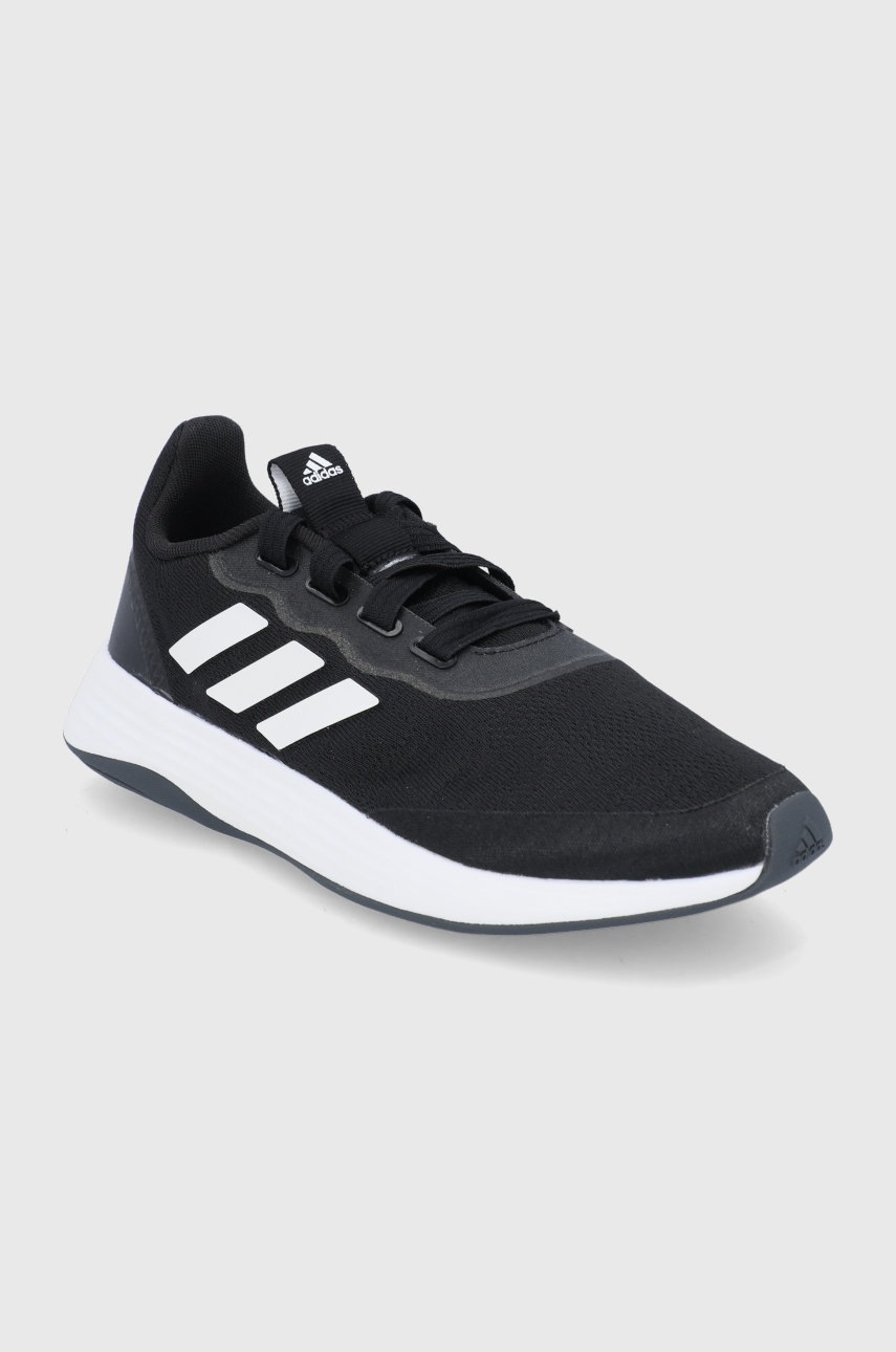 

Черевики adidas колір чорний на плоскому ходу
