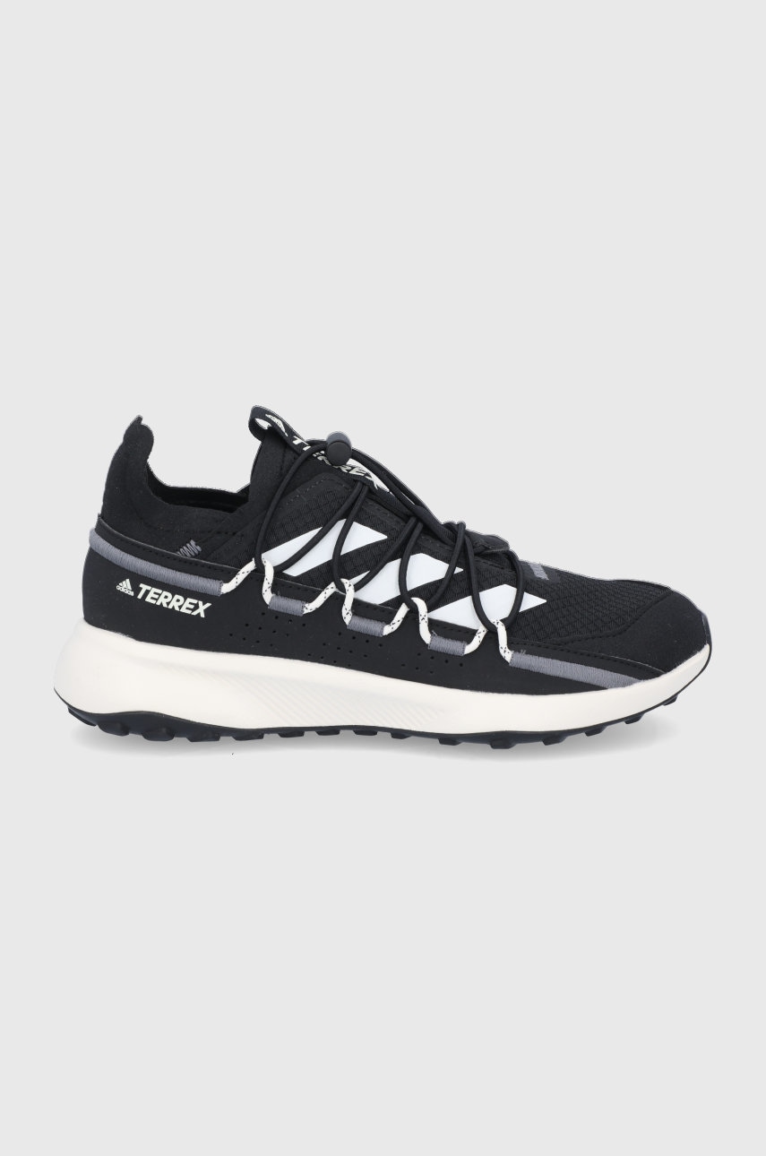 Levně Boty adidas Performance Terrex Voyager FZ2228 dámské, černá barva, FZ2228-BLK/WHT