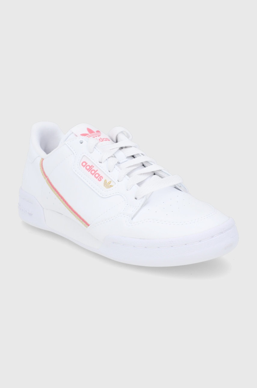 

Ботинки adidas Originals H05315 цвет белый на плоском ходу
