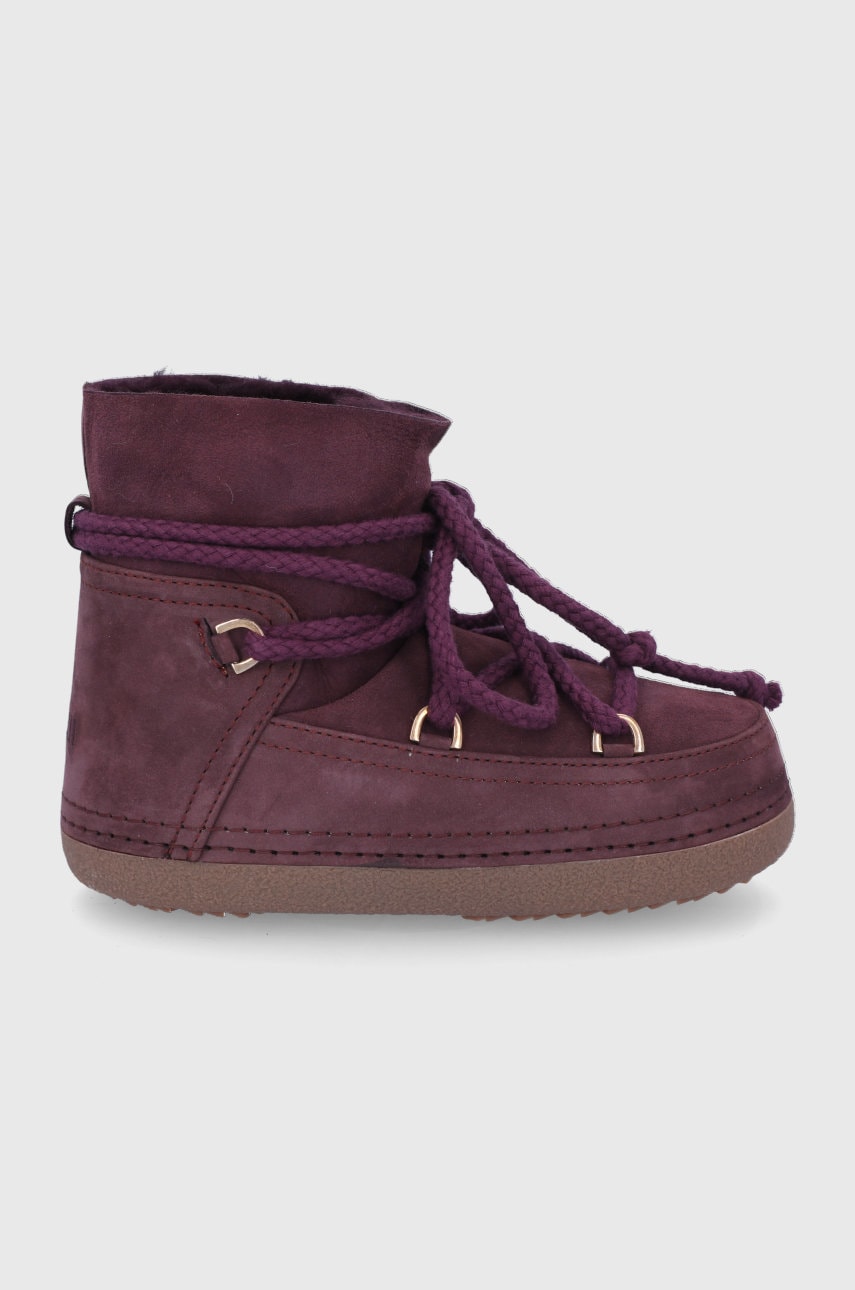 Inuikii cizme de zapada din piele întoarsă culoarea violet