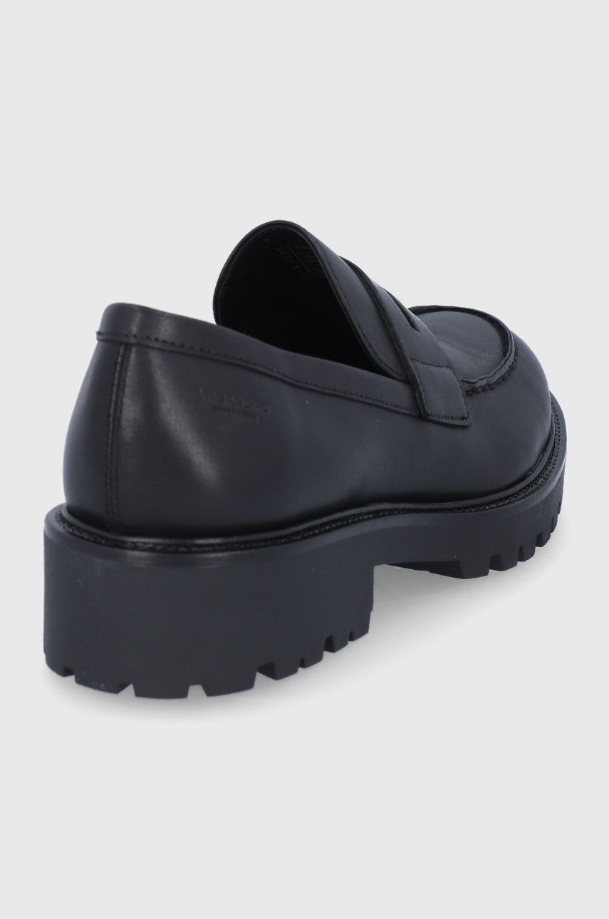 Vagabond Shoemakers Pantofi De Piele Femei, Culoarea Negru, Cu Toc Plat