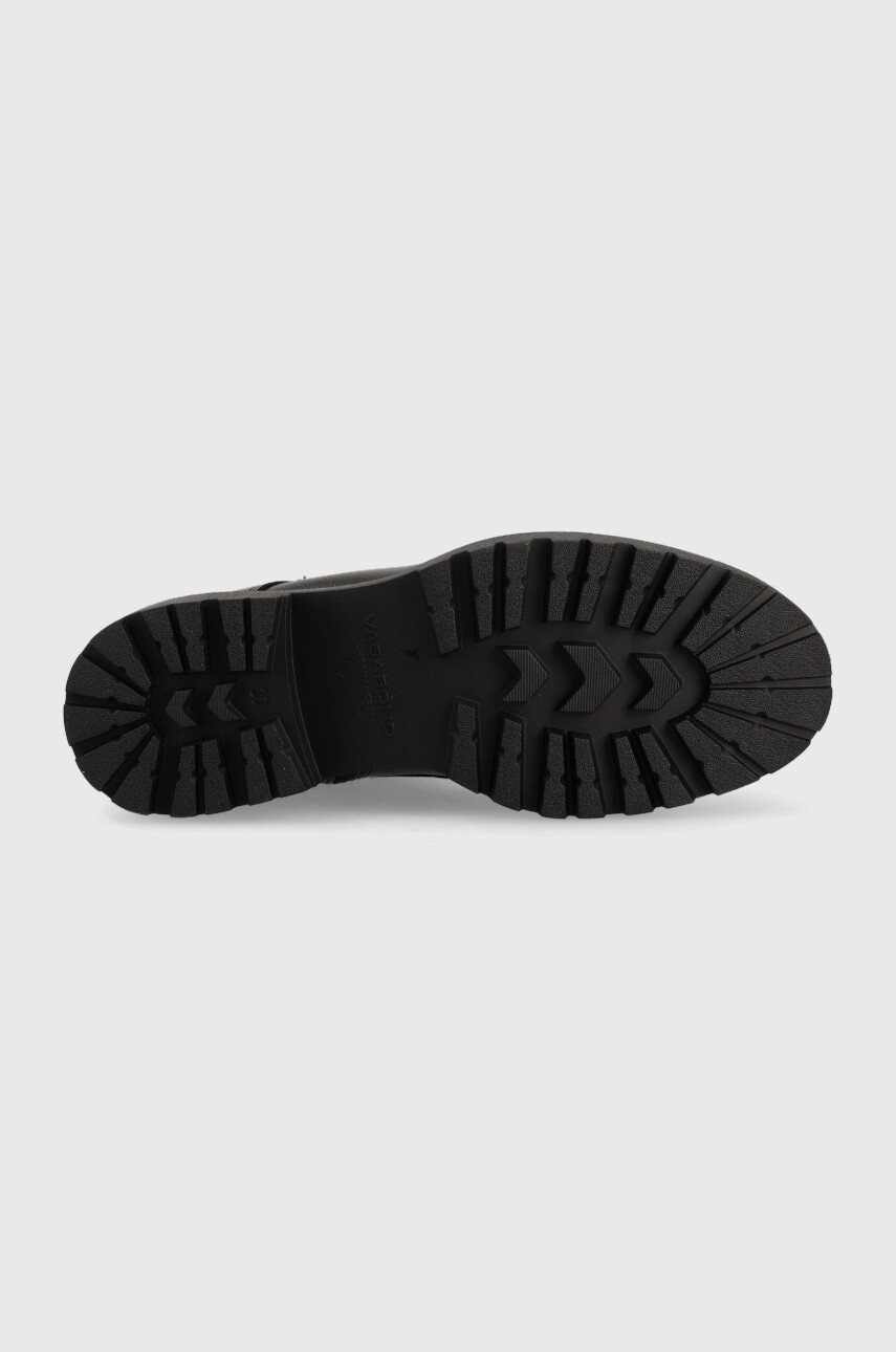 Шкіряні черевики Vagabond Shoemakers Kenova жіночі колір чорний на плоскому ходу утеплене 