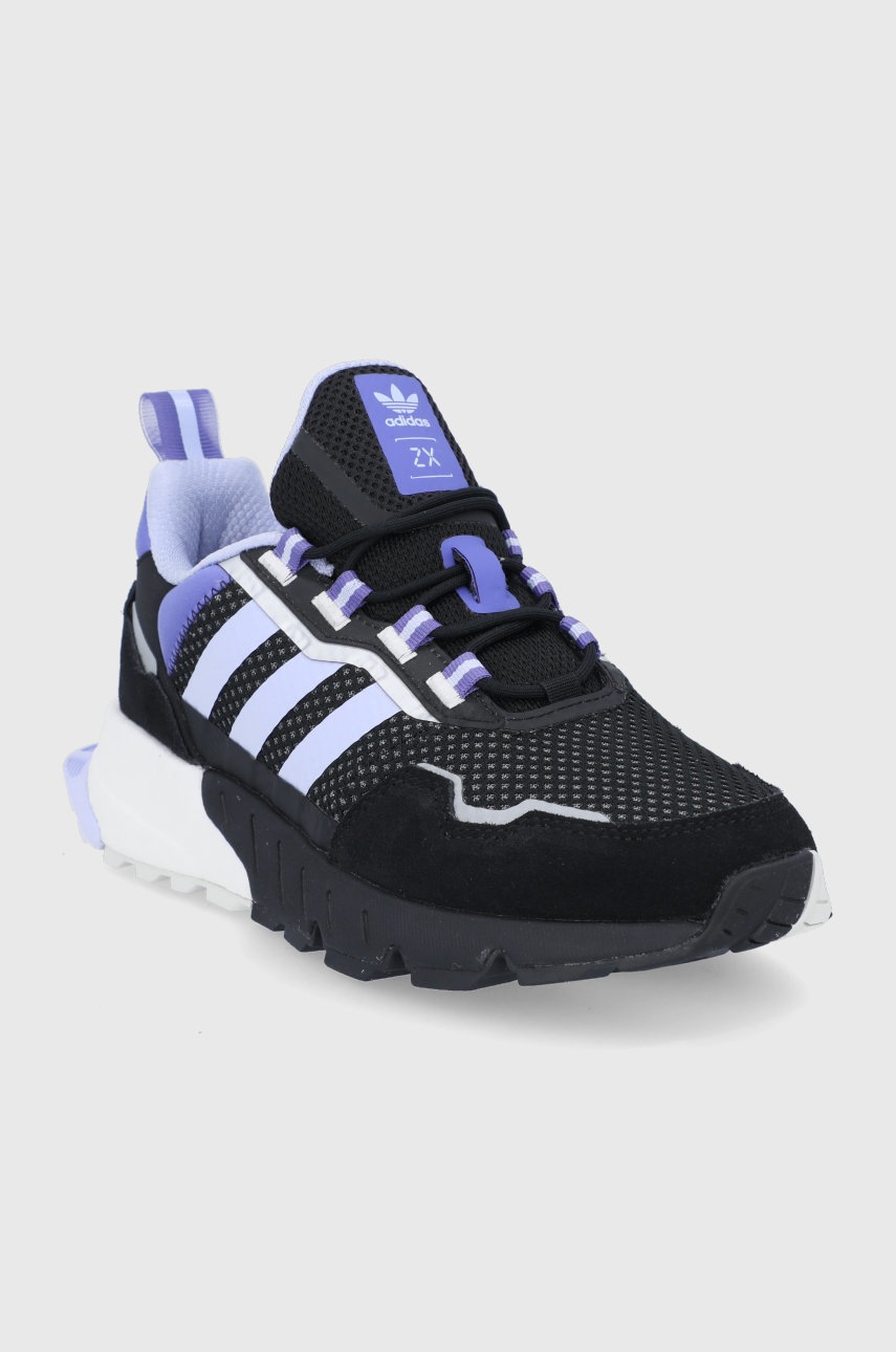 

Черевики adidas Originals колір чорний на плоскому ходу