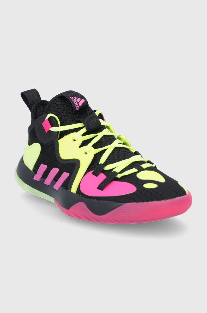 

Черевики adidas Performance GZ2955 колір чорний на плоскому ходу