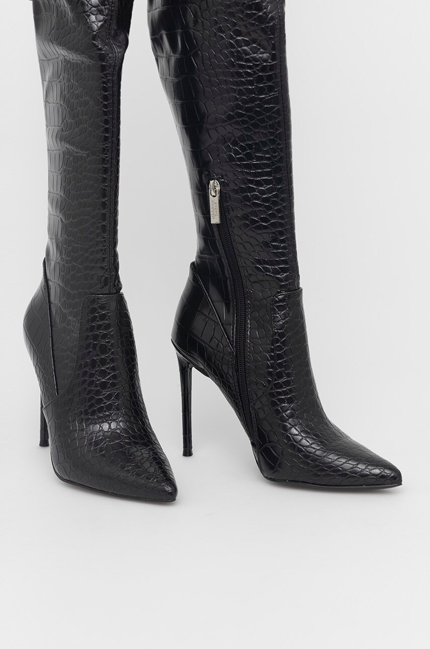 

Сапоги Steve Madden Vava женские цвет чёрный на шпильке