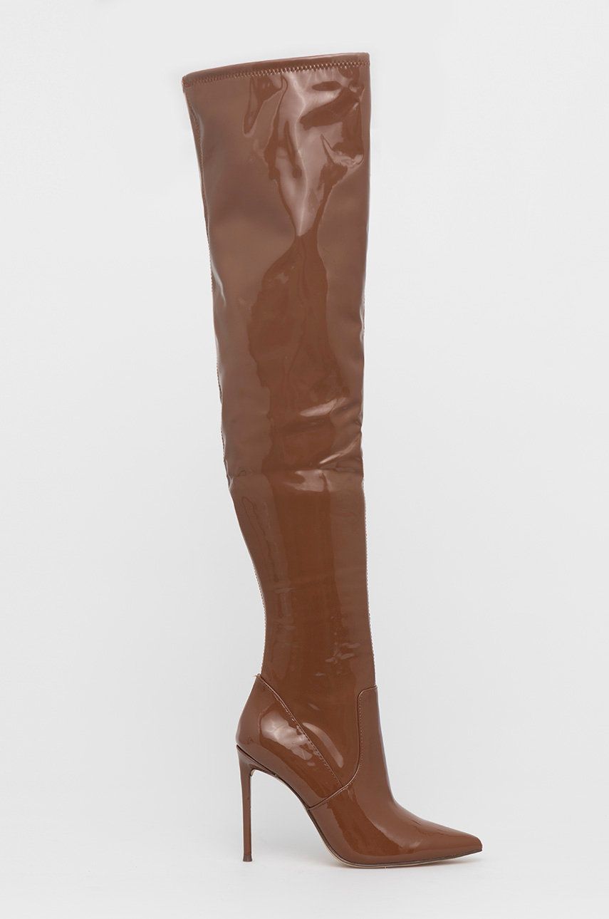 Steve Madden cizme Vava Boot femei, culoarea maro, cu toc cui answear.ro imagine noua