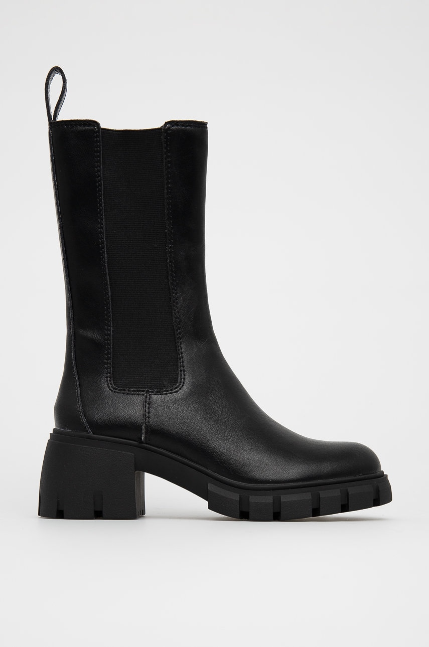 Steve Madden Cizme femei, culoarea negru, cu platformă