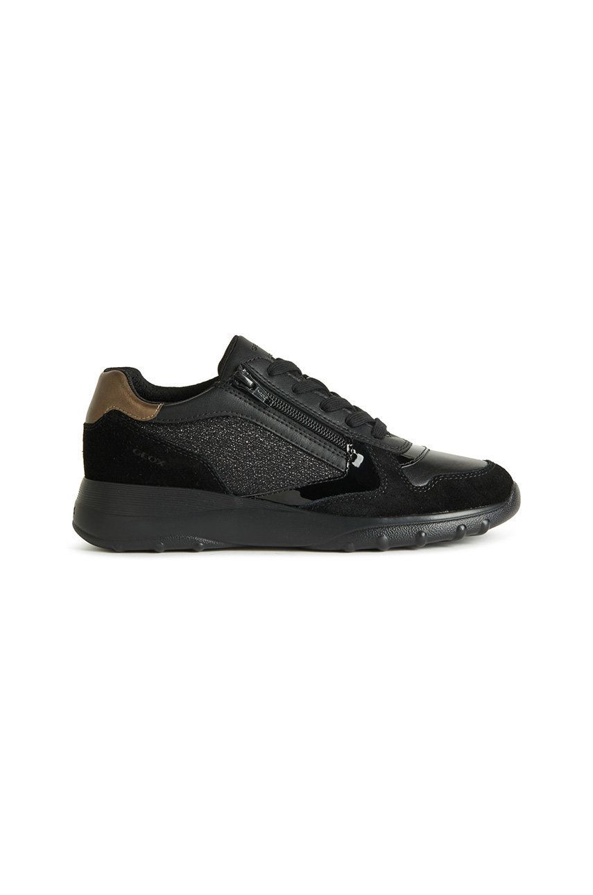 Geox Pantofi culoarea negru, cu toc plat answear.ro imagine noua