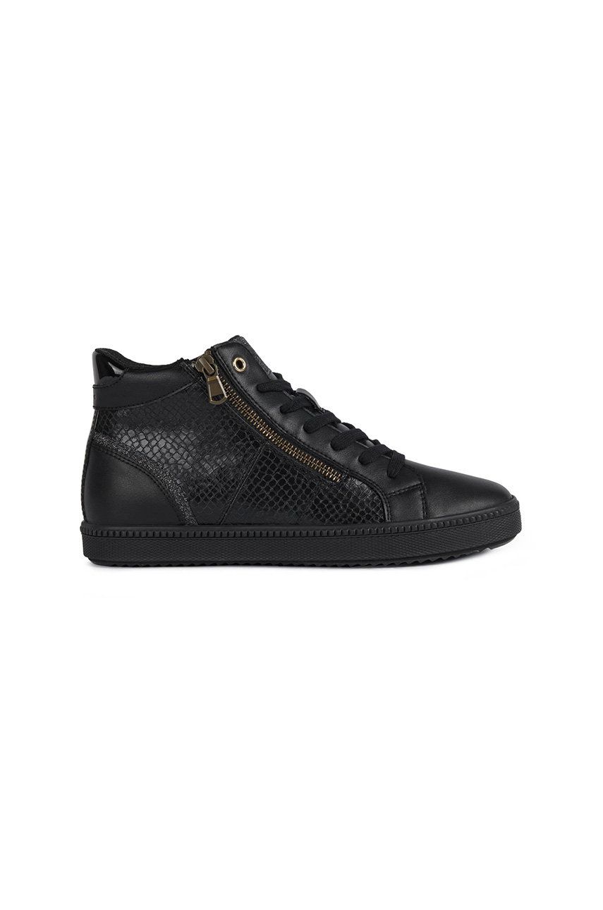Geox Pantofi culoarea negru, cu toc plat answear.ro imagine noua 2022