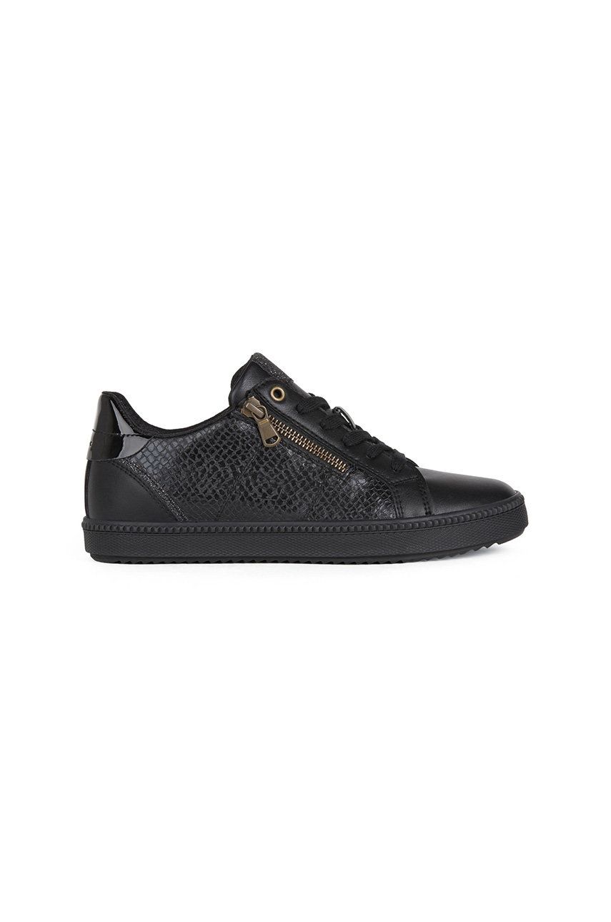 Geox Pantofi culoarea negru, cu toc plat answear.ro poza 2022 adidasi-sport.ro cel mai bun pret  online