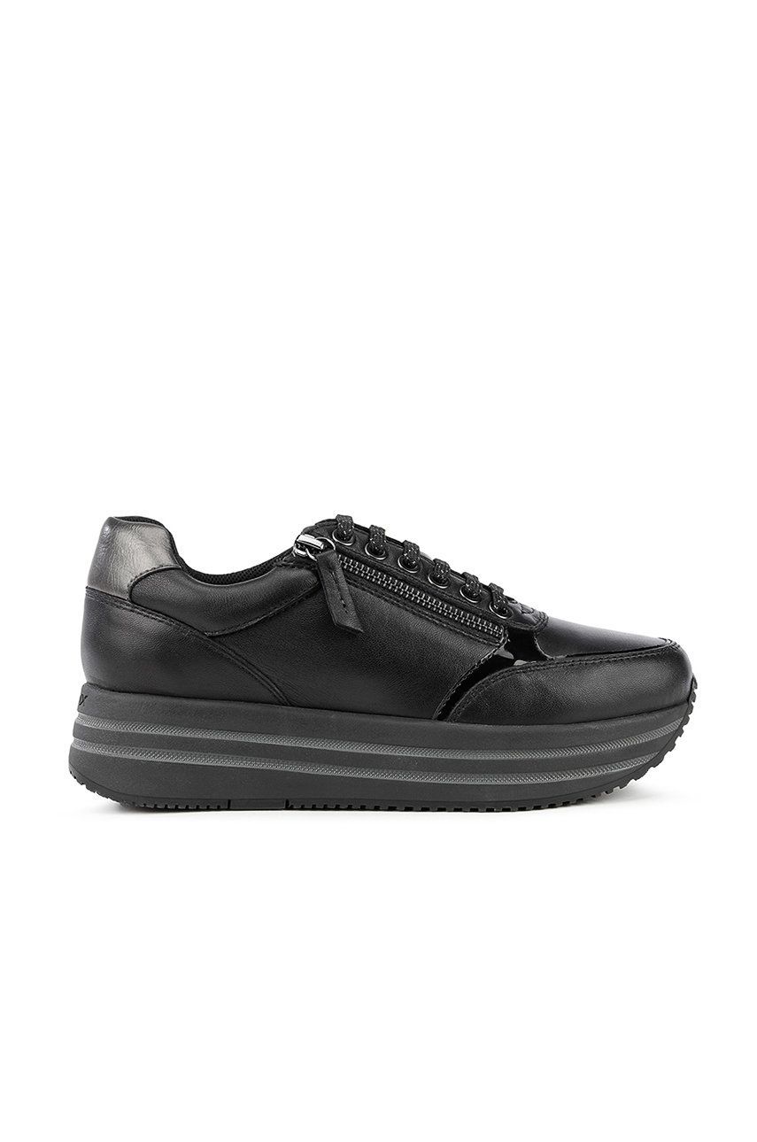 Geox Pantofi culoarea negru, cu platformă ANSWEAR ANSWEAR