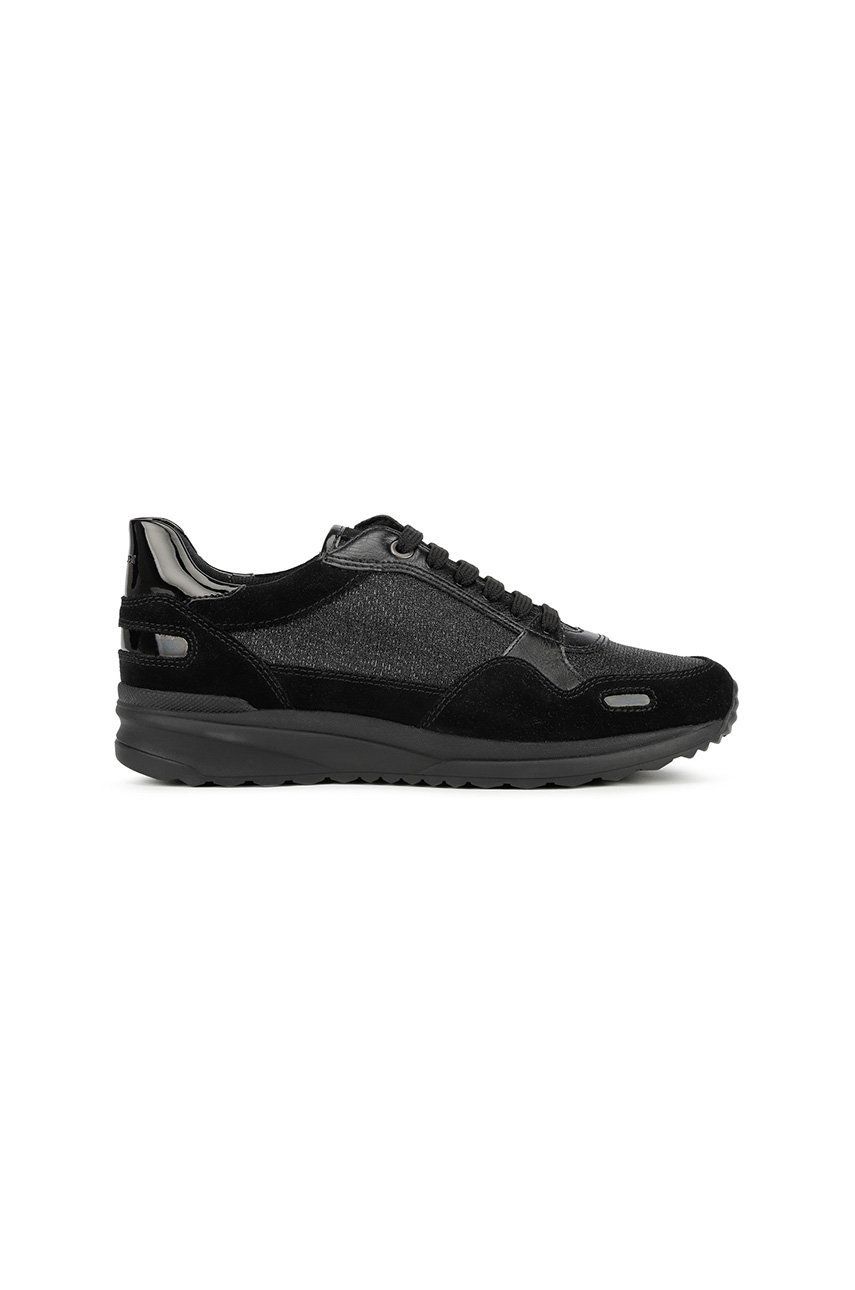 Geox Pantofi culoarea negru, cu toc plat answear imagine noua