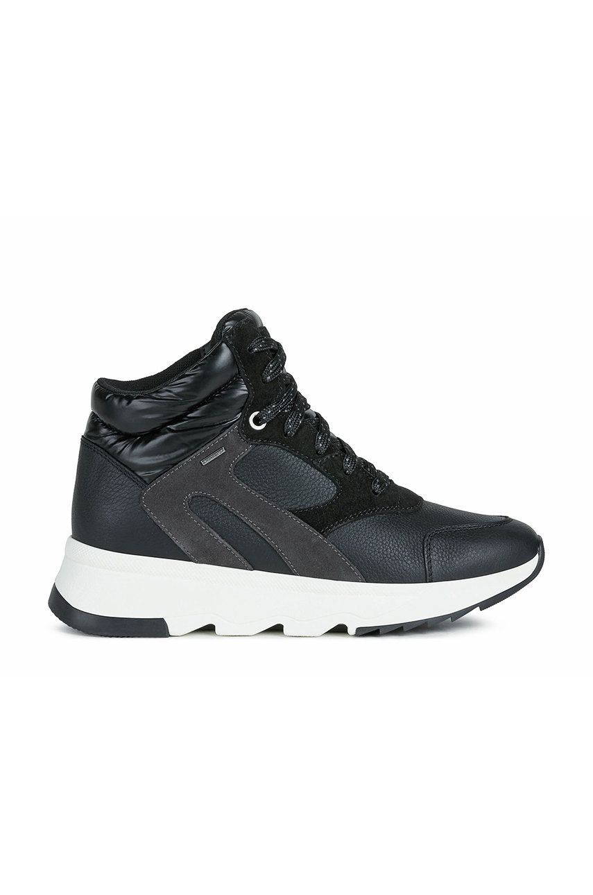 Geox Pantofi culoarea negru, cu platformă answear imagine noua