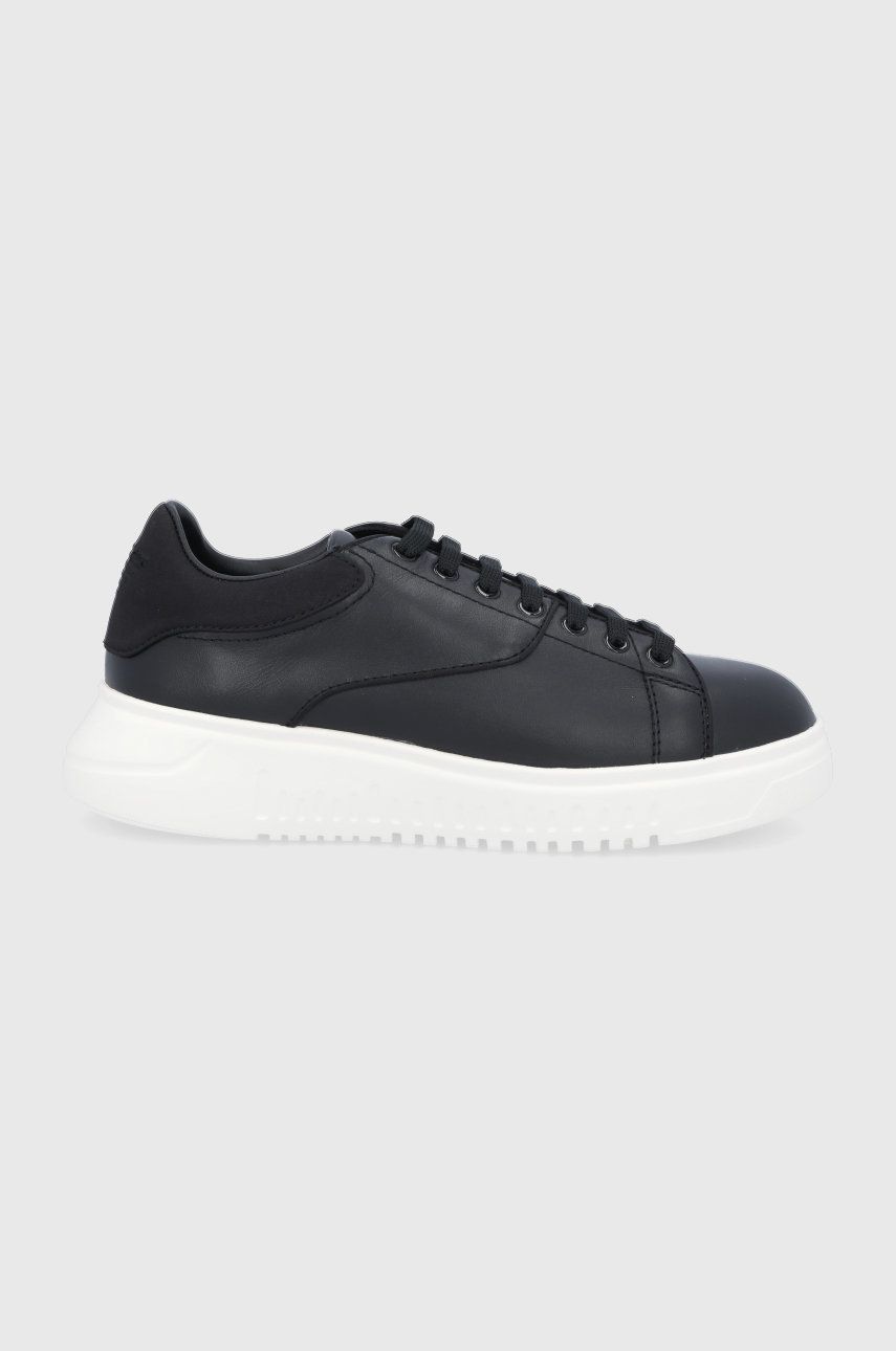 Emporio Armani Pantofi culoarea negru, cu platformă answear.ro imagine noua