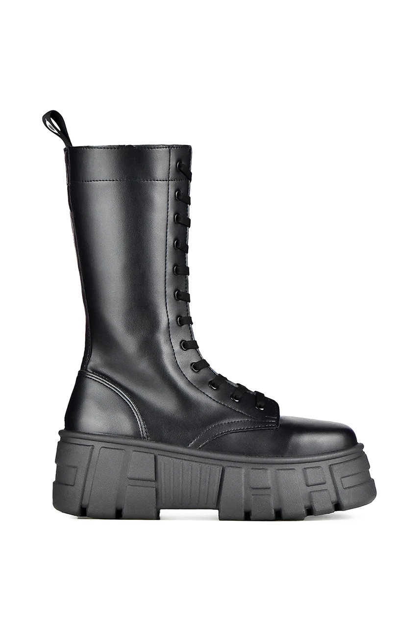 Altercore Bocanci Iberis femei, culoarea negru, cu platformă