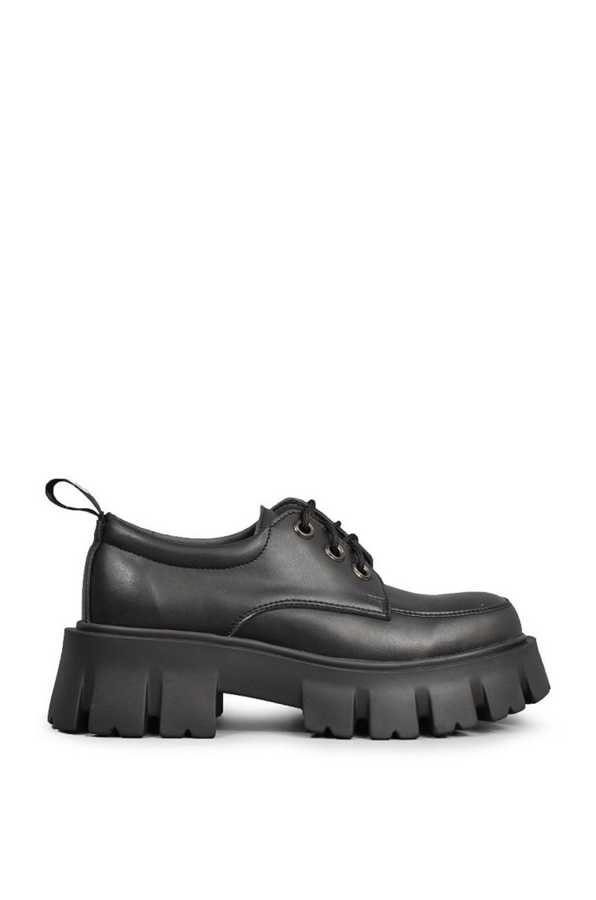 Altercore Pantof femei, culoarea negru, cu platformă Altercore