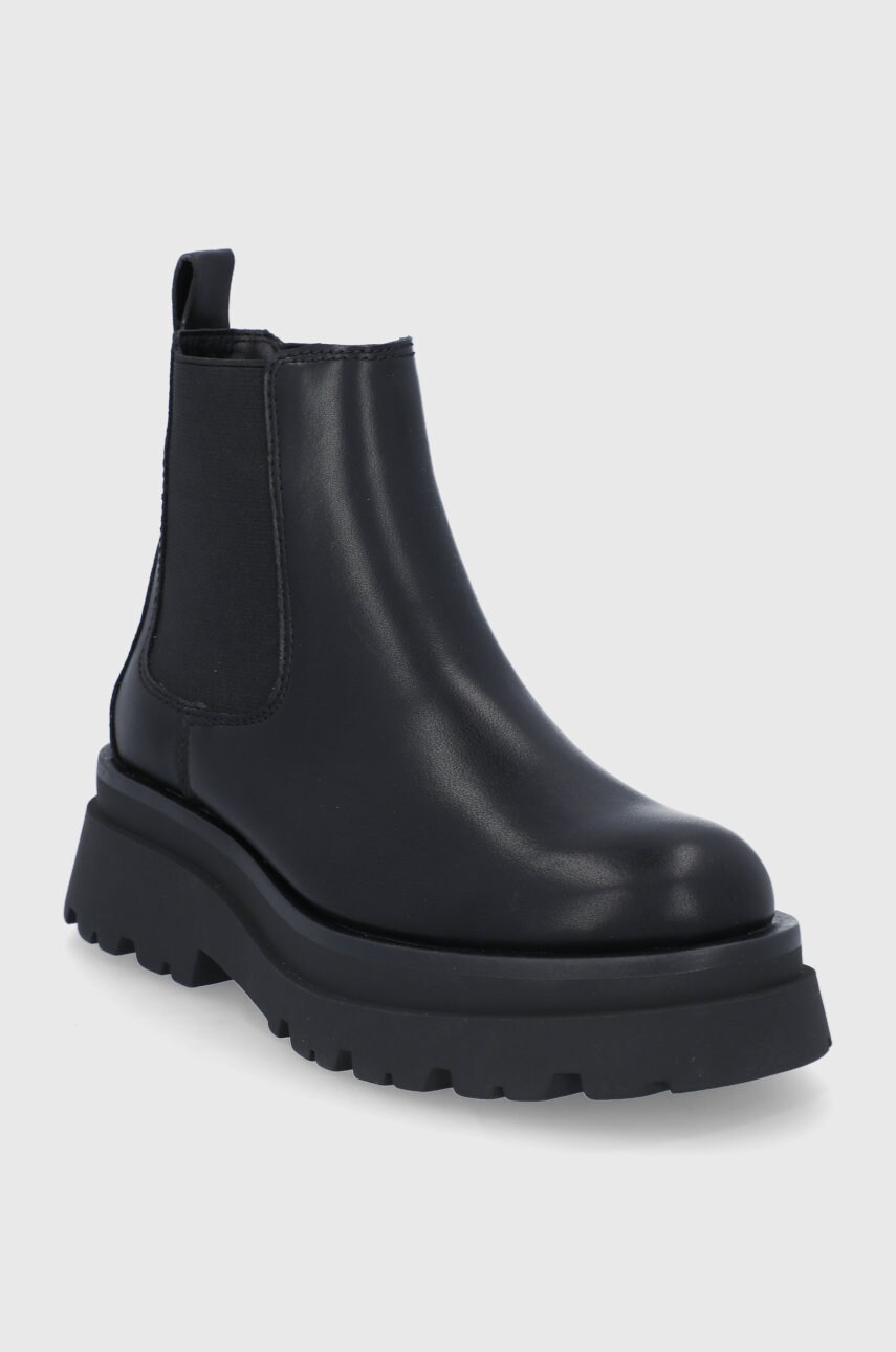 

Черевики Aldo жіночі колір чорний на платформі