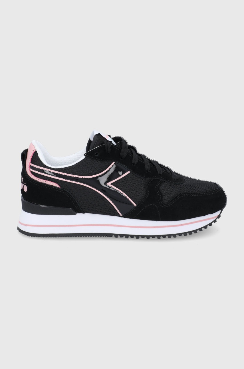 

Обувки Diadora в черно с платформа, Черен